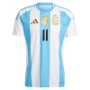 Maillot de Supporter Argentine Di Maria 11 Domicile 2024 Pour Homme